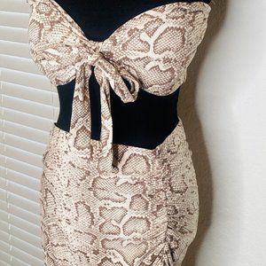 Snakeskin print Set